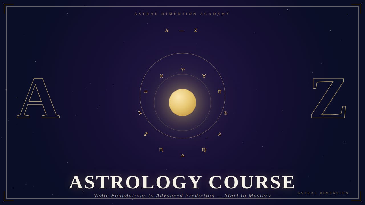 Learning Astrology A-Z